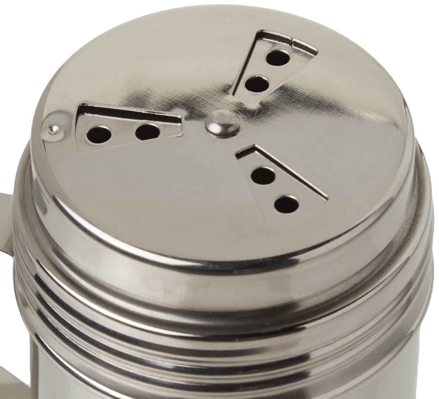 Tablecraft, 10 oz, Silver Stainless Steel Dry Rub Shaker with Handle, 10-Ounce (BBQ160H)