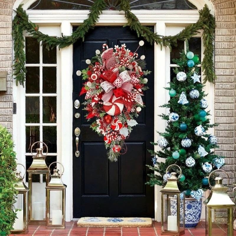 YYCRAFT 34ct Christmas Ball Ornaments 6CM for Xmas Tree Christmas Decorations Shatterproof Hooks Included (Teal, M)