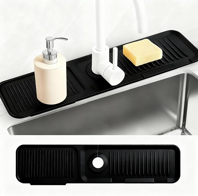 24 Inch Longer Faucet Mat, kitchen sink splash guard-Kitchen Sink Faucet Mat