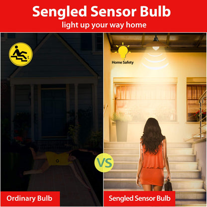 Sengled Motion Sensor Flood Light Bulbs, Dusk to Dawn LED Security Light E26 Base PAR38 Motion Activated 5000K Daylight,1500LM, Waterproof for indoor-outdoor, 2 Pack 4th Gen
