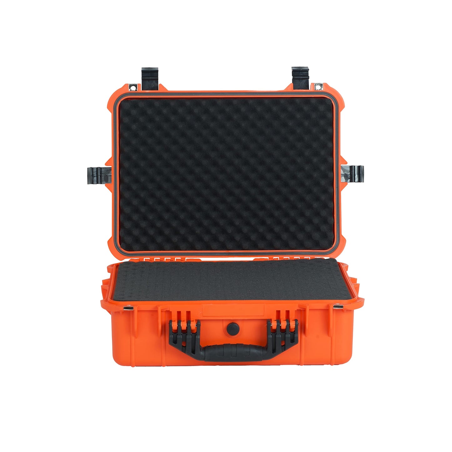 MEIJIA Portable IP67 Waterproof Protective Case,Hard Camera Case,Customized Fit Foam Inserted,Fit for Camera, Equipments, Lens,Drones,19.78“X15.77"x7.41"(Orange)