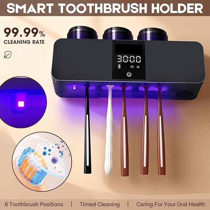 3 in 1 Toothbrush Cleaner Holders