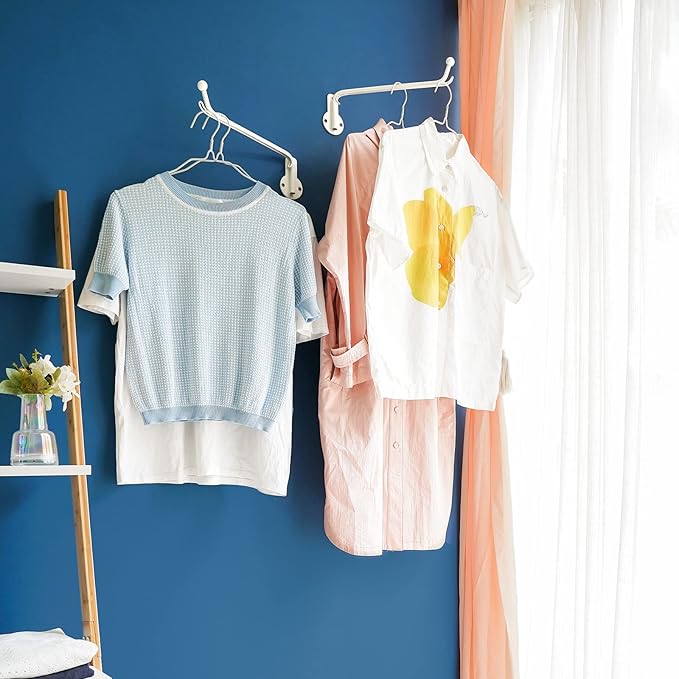 Mkono Wall Mounted Clothes Hanger
