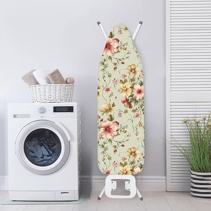 Pink Floral Ironing Board Cover