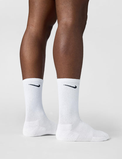 Nike Mens Everyday Cushioned Socks, White/(black), M EU