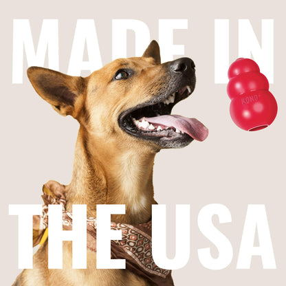 KONG - Tug - Durable Stretchy Rubber, Tug of War Dog Toy - For Medium Dogs