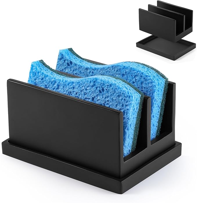 Luxspire Kitchen Sponge Holder for Sink, Dish Sponge Holder