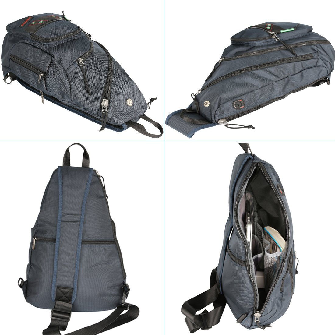 Sling Backpack, Sling Bag for Laptop, Crossbody Bag for Men, Larswon Shoulder Bag for Women, Laptop Backpack, Backpack