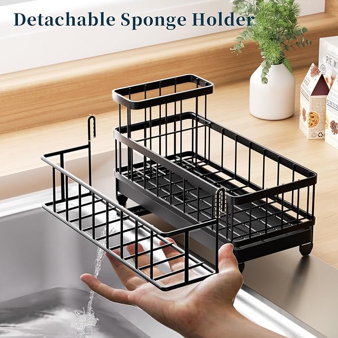 Consuemst Sponge Holder for Kitchen Sink
