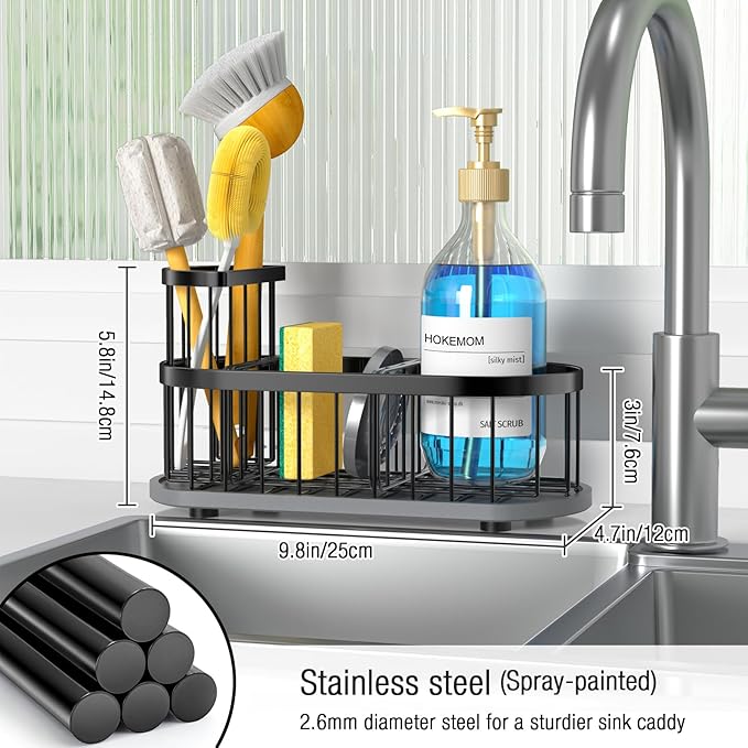 Kitchen Sink Caddy Organizer, Sponge Holder
