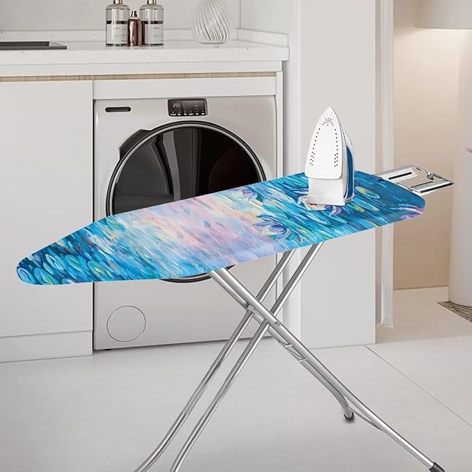 Water Lily Ironing Board Cover and Pad Standard Size Van Gogh Iron Board Padded