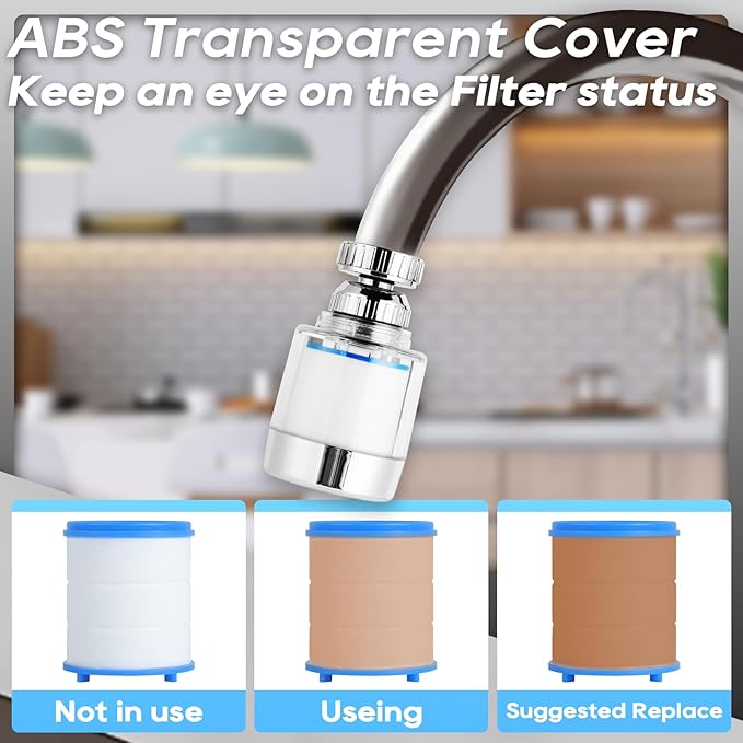 Rotating Faucet Extender Sink Aerator, Sink Filter Water Faucet, 360 ° Faucet