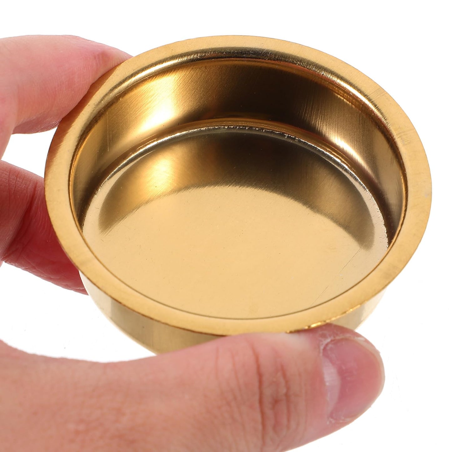 VOSAREA 6pcs Metal Incense Cone Burners Tea Light Tins Cups Tealight Holders Brass Incense Burner Plate Holder Empty Scented Candle Cup DIY Candle Holders for Party Wedding Table Decoration