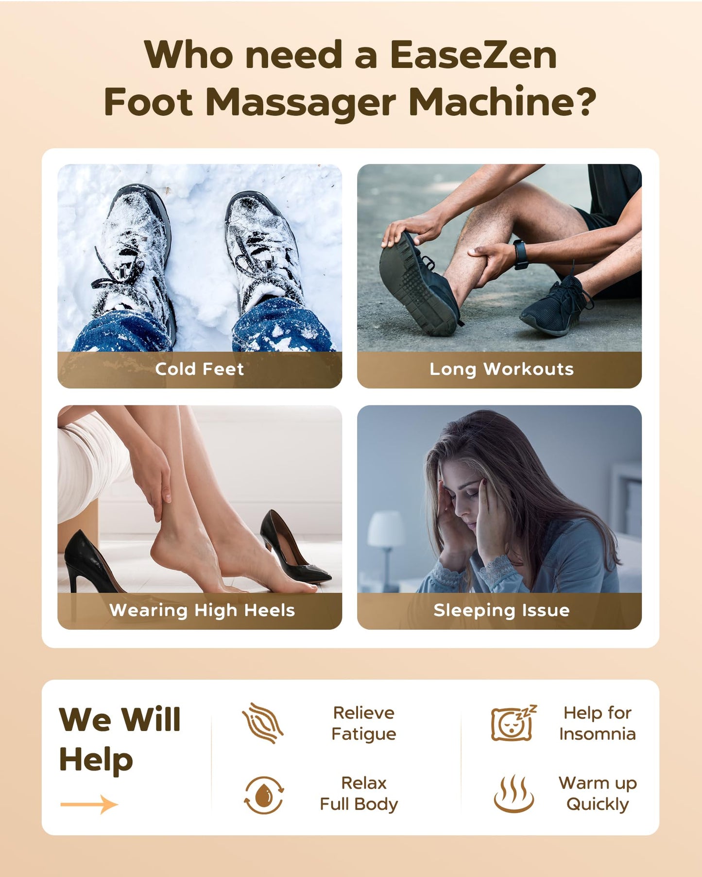 Shiatsu Foot Massager Machine with Heat, 2025 Upgrade Deep Kneading, Full Foot Massager with Remote for Plantar Fasciitis, Neuropathy, Birthday Gifts for Women Mom Men Dad, Up to Foot Size 14