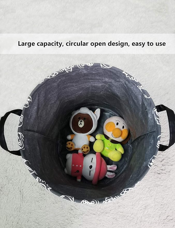 QUEENLALA Large Storage Basket, Laundry Hamper/Bathroom/Home Decor/Collapsible