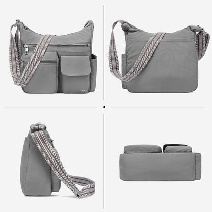 CLUCI Travel Purses for Women, Waterproof Nylon Crossbody Bags for Woman Trendy, Anti Theft Shoulder Handbags for Ladies