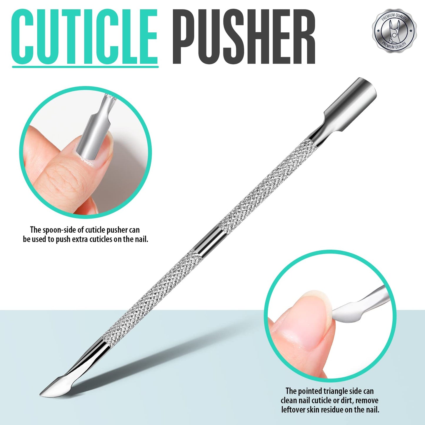FANDAMEI Ingrown Toenail Removal Kit, Pedicure Tools, Nail Care Kit, Cuticle Trimmer, Nail Cuticle Nippers, Cuticle Kit Stainless Steel, Cuticle Clippers, Cuticle Pushers, Manicure Kit, Pedicure Kit