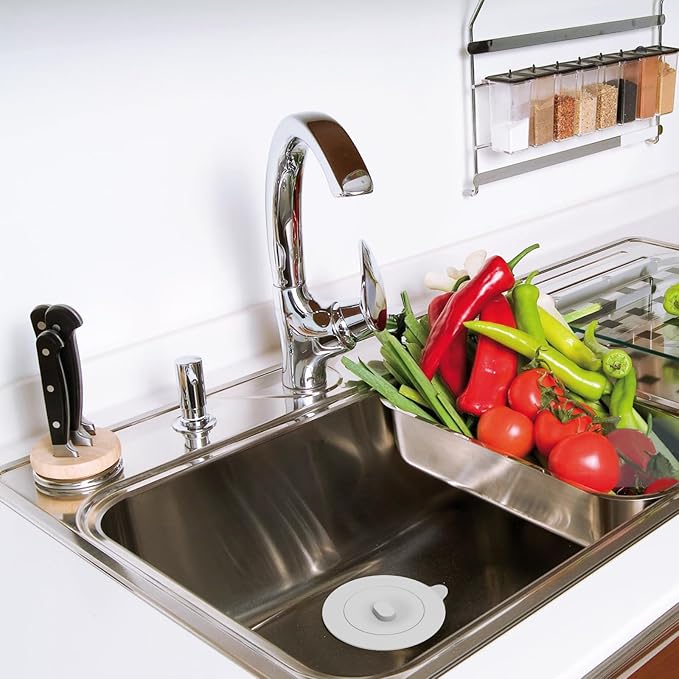 4 Pack Silicone Kitchen Sink Drain Catcher