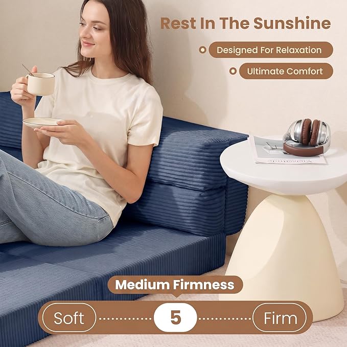 JUIKURY Folding Sofa Bed, Convertible Sleeper Chair