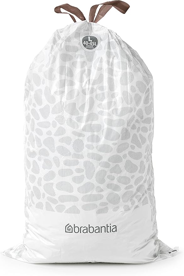 Brabantia PerfectFit Trash Bags Thick Plastic Trash Can Liners