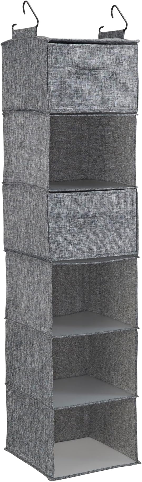 Household Essentials 6 Shelf Hanging Closet Organizer, Hanging Closet Shelf