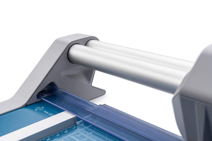 Dahle 552 Professional A3 Self-Sharpening Paper Trimmer, Dual Guide Bar, Automatic Clamp, Safety Protection Cutter, Blue