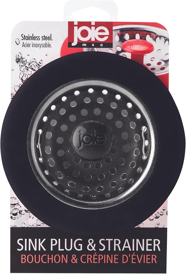 Joie Kitchen Sink Strainer Basket, Fits All Standard Sinks, Stainless Steel