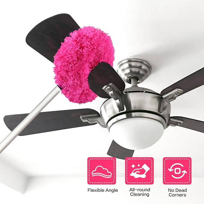 Ceiling Fan Cleaner Duster Reusable Microfiber Ceiling Fan Blade Cleaner