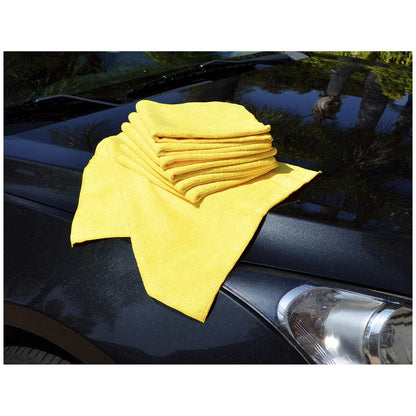 Kirkland Signature 713160 Ultra Plush Microfiber Towels 36 Pack, Yellow,H 40.6 x W 40.6 cm