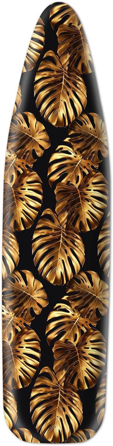 Golden Leaf Ironing Board Cover Stretch Fabric
