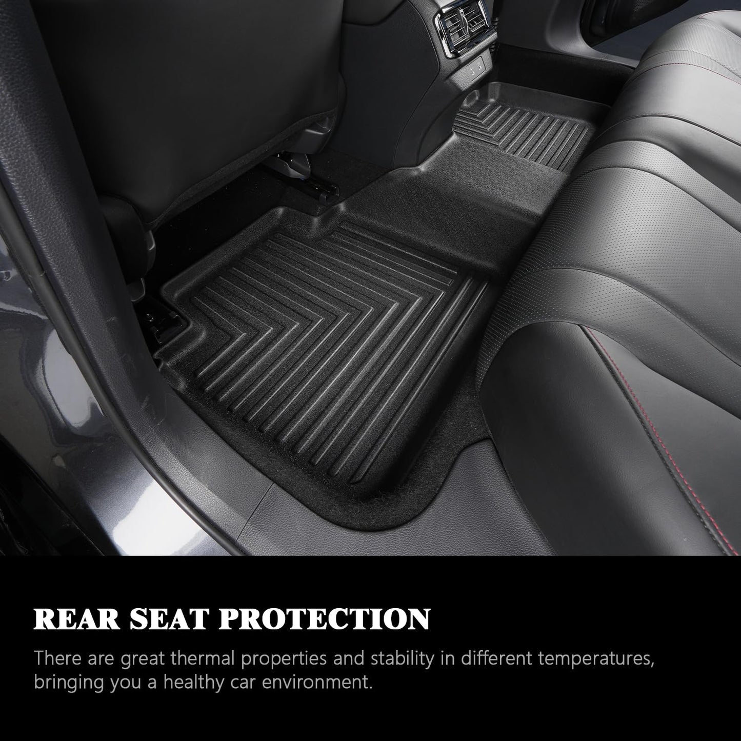 XINSHANGXIU Floor Mats & Cargo Liner for 2026 Subaru Crosstrek Hybrid (Fit Hybrid, Not for Gas),TPE All Weather Protection Slush Floor Liner and Backrest Mat Accessories