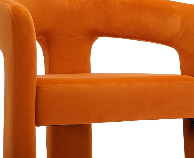 VESCASA Velvet Barrel Dining Chair