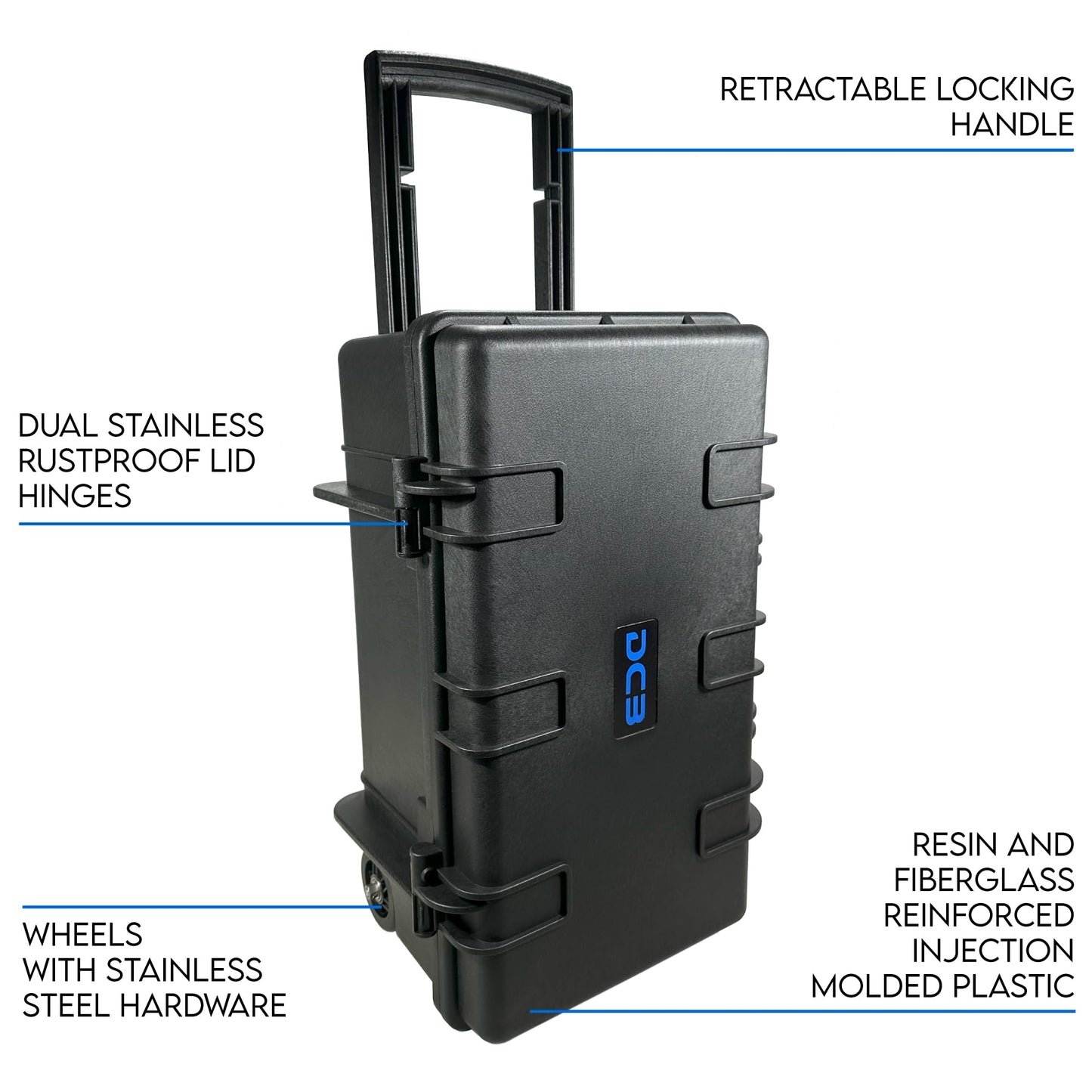 DCB Element 5573F Waterproof Utility Case with Foam Insert