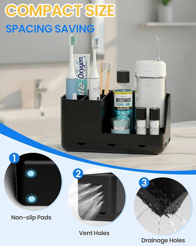 Toothbrush Holders for Bathroom Counter