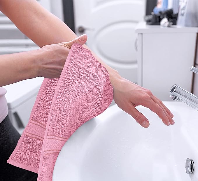 Utopia Towels 6 Pack Premium Hand Towels Set, 16 by 28 inches, 100% Ring Spun