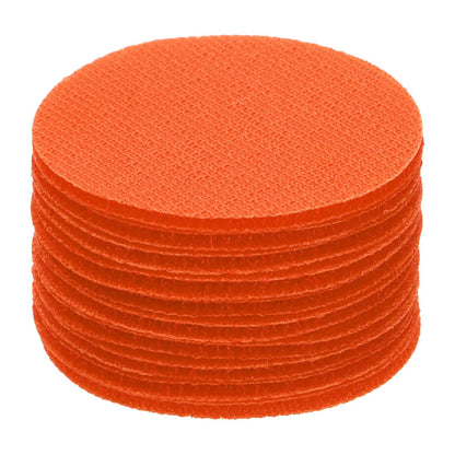 PATIKIL Carpet Marker Spots 2 Inch / 5cm, 48 Pack Round Floor Markers Non Slip Carpet Dots for Classroom Teacher, Orange