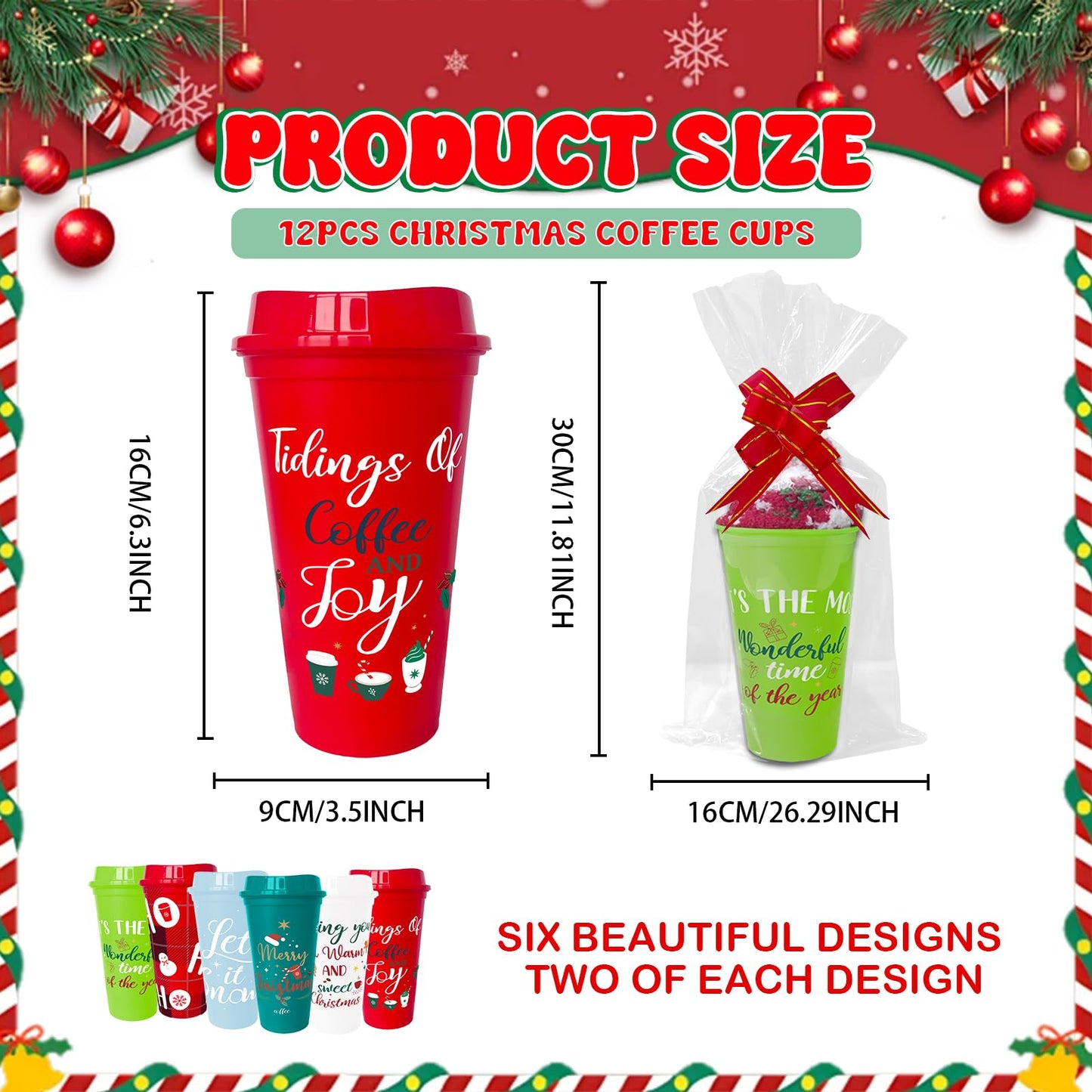 36 Pcs Christmas Bulk Gifts for Coworkers Funny Christmas Cupcake Fuzzy Socks for Women Include 12 Fluffy Socks 12 Coffee Cup 12 Pull String Bows 20 Bag for Winter Xmas Birthday Holiday DIY Gift Bulk