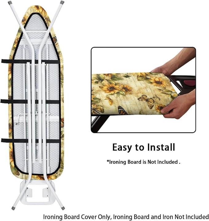 Butterfly Sunflower Ironing Board Covers