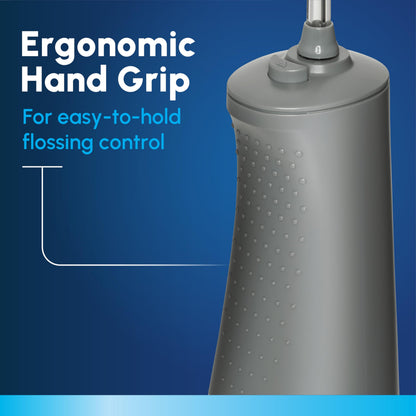 Waterpik Cordless Pulse Rechargeable Portable Water Flosser for Teeth, Gums, Braces Care and Travel with 2 Flossing Tips, Waterproof, ADA Accepted, WF-20 Blue, Packaging May Vary