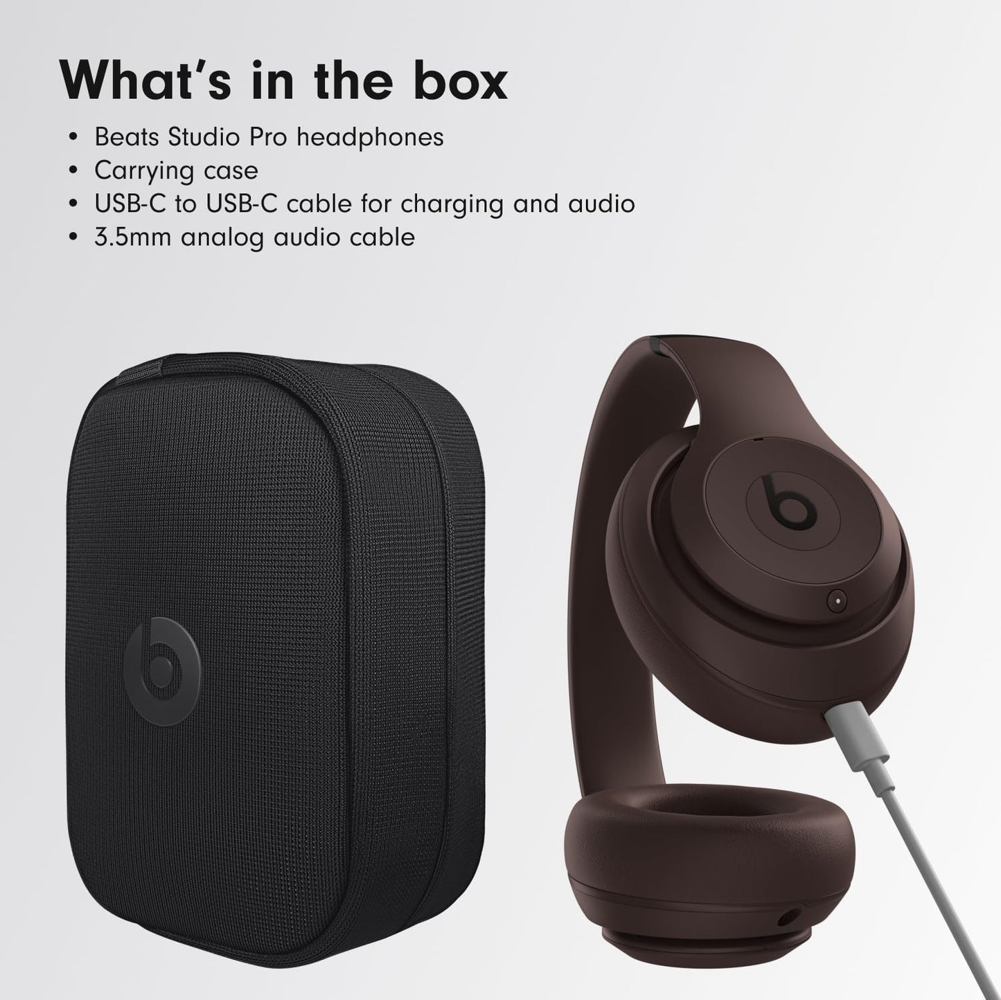 Beats Studio Pro with AppleCare+ for Headphones (2 Years) - Deep Brown