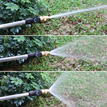 STYDDI Soft Rain Watering Wand with Pivoting Head and Thumb Control, 28" Gentle 1008Holes Classic Rain Wand with Replace Brass Nozzle, Perfect for Hanging Baskets, Planters, Greenhouses and Seedbed
