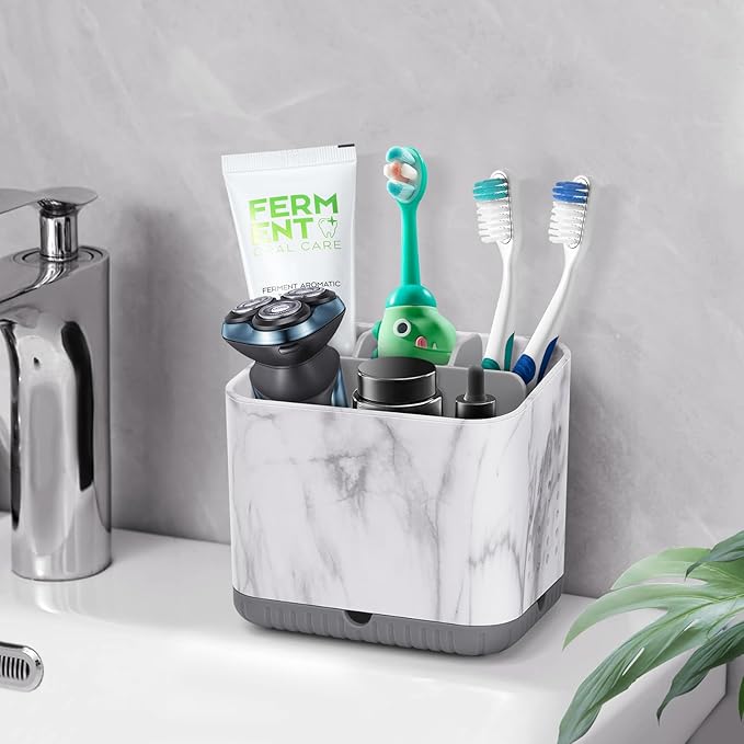 Toothbrush Holders for Bathrooms, Tooth Brush Holder for Bathroom Countertop