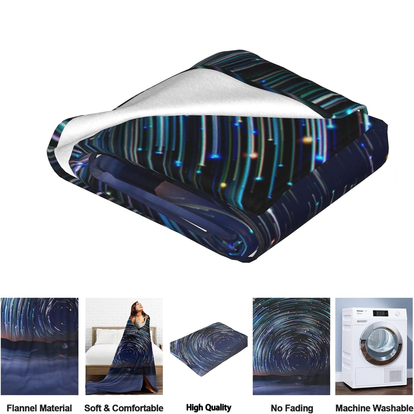 Butterfly Blanket Gifts for Women Girls Kids, Soft Warm Lightweight Magical Forest Butterfly Throw Blankets for Living Room Sofa Home Bedroom Decor 50" x 60"