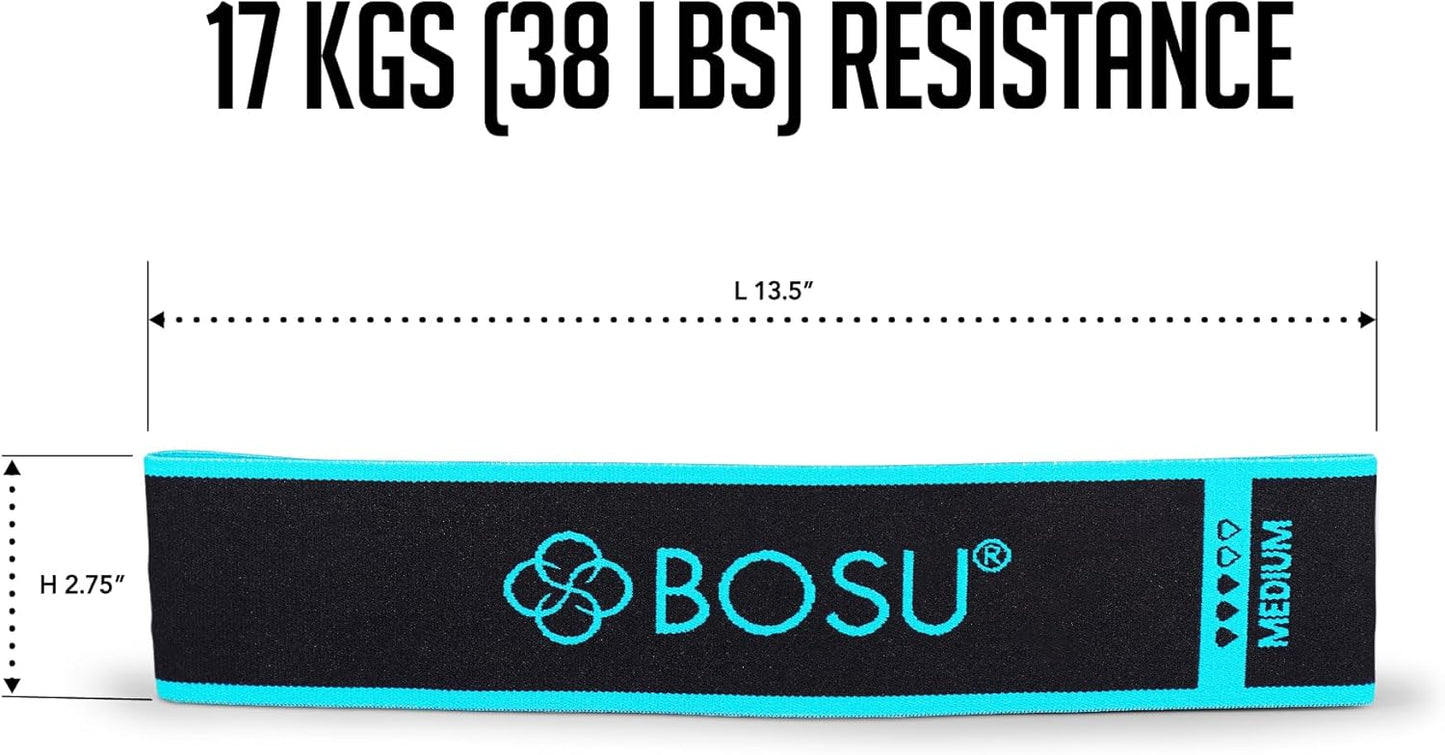 Bosu Fabric Resistance Bands (3 Pack), Multi (72-6920)