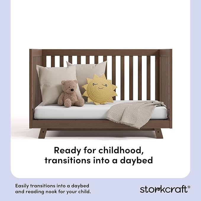 Storkcraft Beckett 3-in-1 Convertible Crib – GREENGUARD Gold Certified