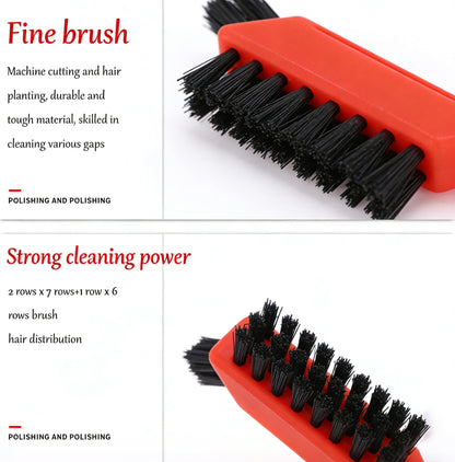 6-Pack Non-Scratch Nylon Cleaning Brushes - Mini Head Design with Ergonomic Grip & Hanging Hole for Delicate Surfaces & Daily Cleaning