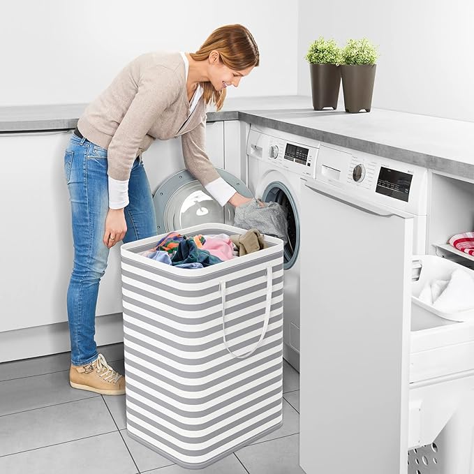 StorageRight Laundry Basket Hamper Large Collapsible Laundry Hamper