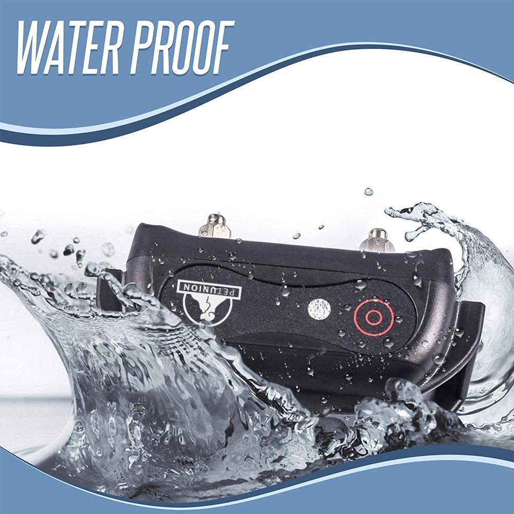 Pet Union PT0Z1 Premium Dog Training Shock Collar, Fully Waterproof, 1200ft Range (Charcoal)