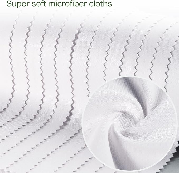 Eyeglass Cleaning Cloth Glasses Cleaner 12Pack Microfiber Lens Cleaner Eyewear