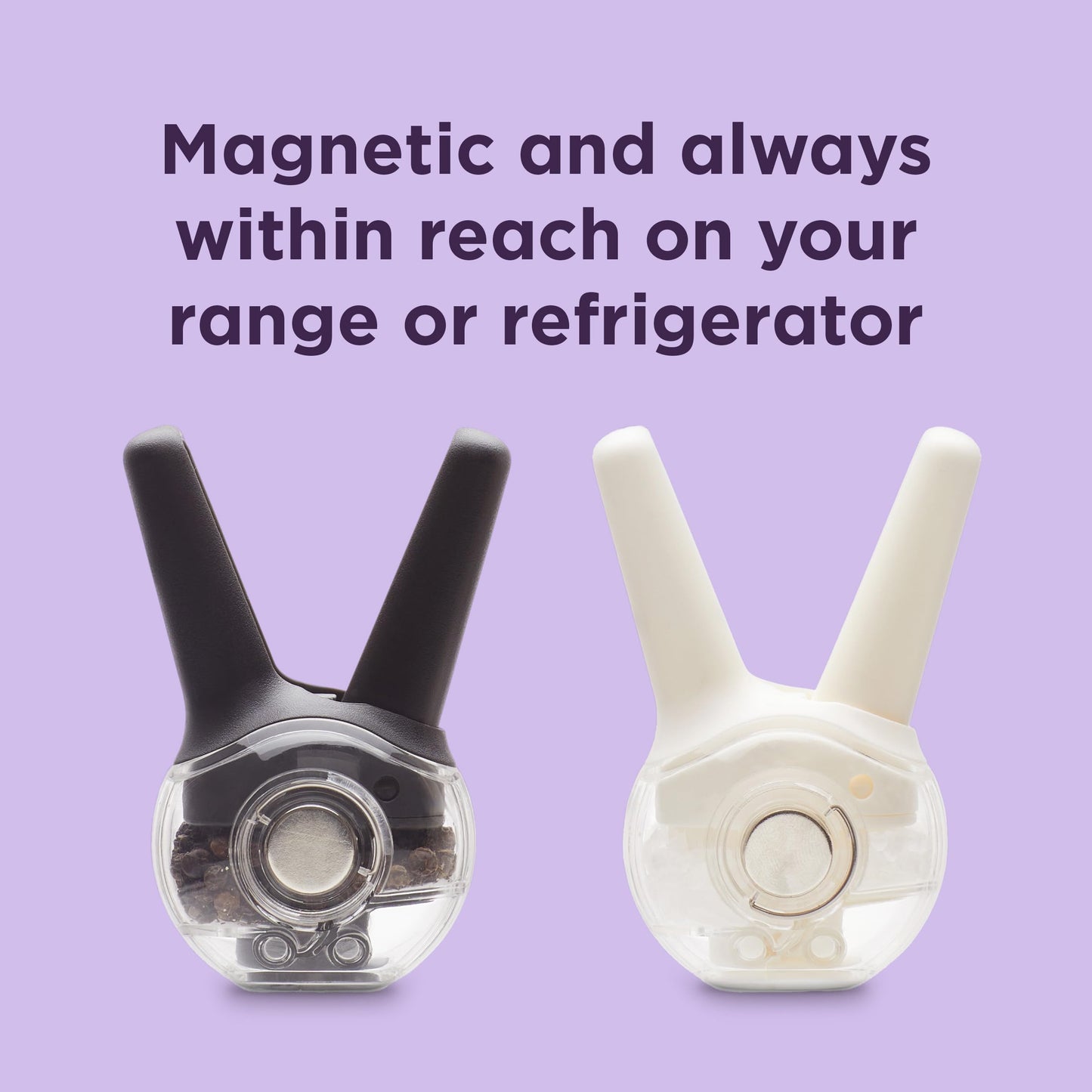 Chef'n Mini Magnetic Salt and Pepper Grinder Set
